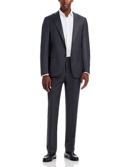 Canali Canali Capri Impeccabile Super 130's Wool Ticweave Slim Fit Suit