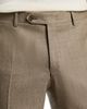 Canali Canali Capri Regular Fit Flat Front Flannel Trousers - 5