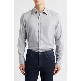 Canali Canali Chevron Regular Fit Dress Shirt