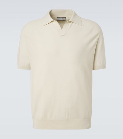 Canali Canali Cotton and silk polo shirt