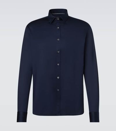 Canali Canali Cotton jersey shirt