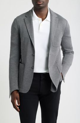 Canali Canali Impeccabile Trim Fit Wool Sport Coat