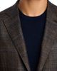 Canali Canali Kei Wool, Silk & Cashmere Windowpane Unstructured Trim Fit Sport Coat - 6