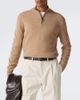 Canali Canali Knitted wool and cashmere zip-up sweater - 3