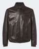 Canali Canali Leather blouson jacket - 1