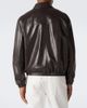 Canali Canali Leather blouson jacket - 4