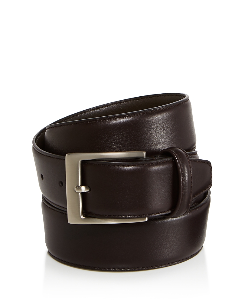 Canali Canali Men's Basic Smooth Leather Belt