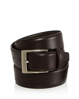 Canali Canali Men's Basic Smooth Leather Belt