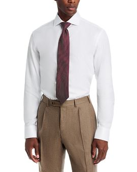 Canali Canali Micro Chevron Dress Shirt