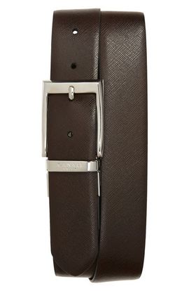 Canali Canali Reversible Calfskin Leather Belt