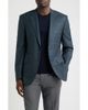 Canali Canali Siena Regular Fit Micro Check Wool Sport Coat - 1