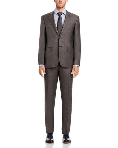 Canali Canali Siena Sharkskin Regular Fit Suit