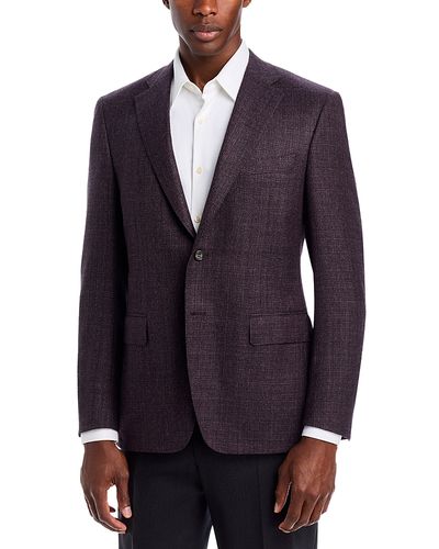 Canali Canali Siena Textured Solid Regular Fit Sport Coat