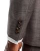 Canali Canali Sienna Greige Regular Fit Denim Effect Tonal Stripe Suit - 5