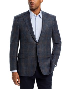Canali Canali Sienna Plaid Regular Fit Sport Coat