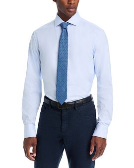 Canali Canali Textured Weave Dress Shirt