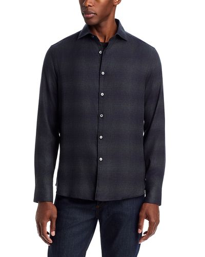 Canali Canali Tonal Plaid Sportshirt