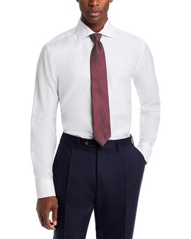 Canali Canali Vertical Weave Dress Shirt