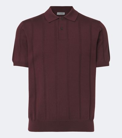Canali Canali Virgin wool polo shirt