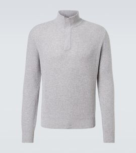 Canali Canali Waffle-knit wool and cashmere sweater
