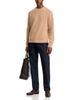 Canali Canali Wool & Cashmere Ribbed Knit Crew Sweater - 2