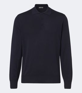 Canali Canali Wool polo shirt