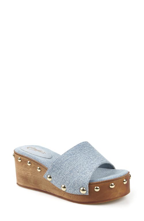 Candie's Candie's Jewell Platform Wedge Slide Sandal