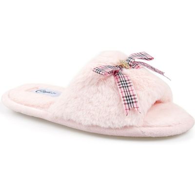 Candie's Candie's Wendy Faux Fur Slide Sandal