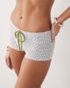 Candypants Candypants polka dot micro shorts in white - 3