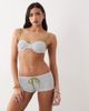 Candypants Candypants polka dot micro shorts in white - 4
