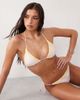 Candypants Candypants triangle bikini top with contrast lace in baby pink - 1