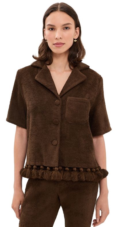 Cap D'Antibes Cap D'Antibes Antonia Shirt Brown