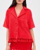 Cap D'Antibes Cap D'Antibes Antonia Shirt Red - 2