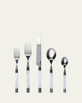 Capdeco Conty 5-Piece Place Setting, White