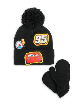 Capelli Capelli Boys' Cars Knit Beanie & Mittens Set