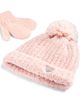 Capelli Capelli Girls' Cozy Rib Knit Two Piece Hat & Mittens Set - 2