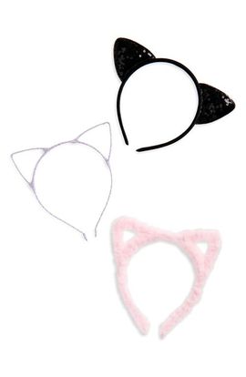 Capelli New York Capelli New York 3-Piece Assorted Cat Ear Headbands