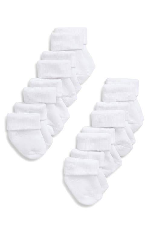 Capelli New York Capelli New York 8-Pack Cuffed Crew Socks