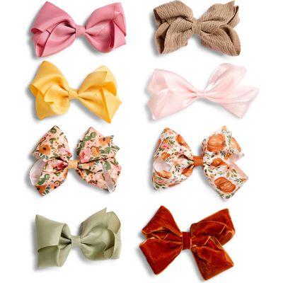 Capelli New York Capelli New York 8-Pack Harvest Bow Clips