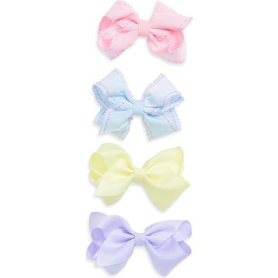 Capelli New York Capelli New York Assorted 4-Pack Baby Bow Hair Clips