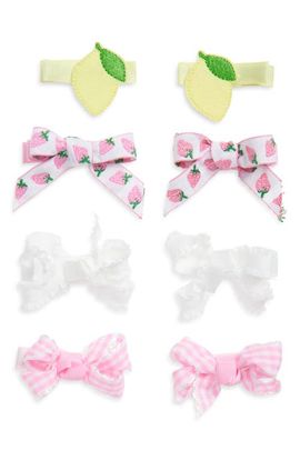 Capelli New York Capelli New York Assorted 8-Pack Baby Bow & Clips Set