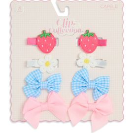 Capelli New York Capelli New York Baby 8-Pack Assorted Bows & Clips Set