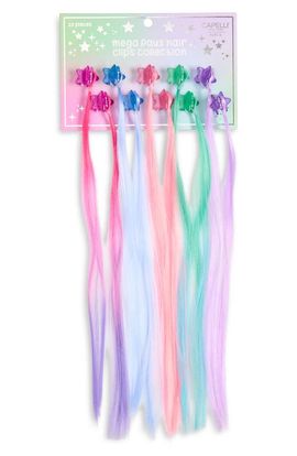 Capelli New York Capelli New York Kids' 10-Pack Assorted Ombré Faux Hair Clips