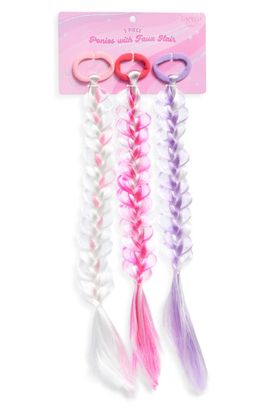 Capelli New York Capelli New York Kids' 3-Pack Braided Faux Hair Extensions