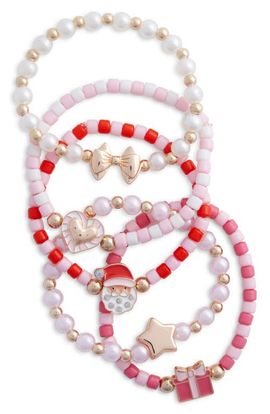 Capelli New York Capelli New York Kids' 5-Piece Holiday Bracelet Set