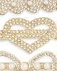 Capelli New York Capelli New York Kids' 6-Pack of Crystal & Faux Pearl Hair Clips - 2