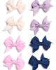 Capelli New York Capelli New York Kids' 8-Pack Bow Hair Clips - 1
