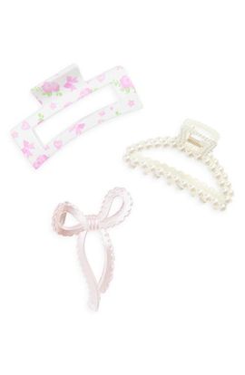 Capelli New York Capelli New York Kids' Assorted 3-Pack Claw Clip Set