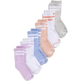 Capelli New York Capelli New York Kids' Assorted 6-Pack Cushioned Crew Socks