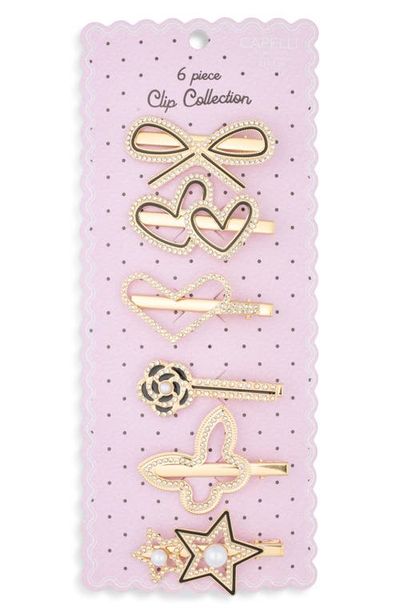 Capelli New York Capelli New York Kids' Assorted 6-Pack Hair Clips Set